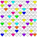 Rainbow Hearts