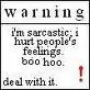 Warning