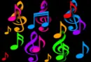 Rainbow Music Notes