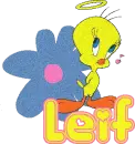 Leif Angel Tweety With Flower