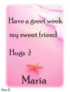 Greet week / Maria