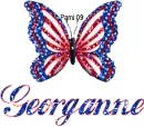 Patriotic butterfly - Georganne