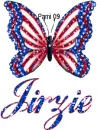 Patriotic butterfly - Jirzie