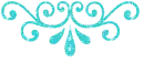 Fancy turquois divider