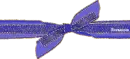 blue bow