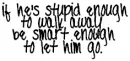 let go