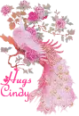 Cindy's pink peacock
