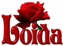 Loida with Red Rosebud