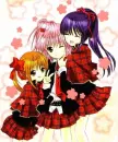 yaya, amu, nadeshiko