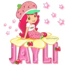 Strawberry Short cake name tag