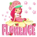 Strawberry Short cake name tag