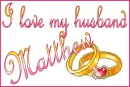 I love my husband Matthew