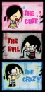 Cute, Evil, Crazy
