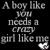crazy girl