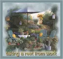 taking a rest from work