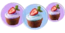 Strawberry cupcakes