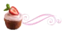 Strawberry pink cupcake