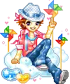 Pinwheel boy