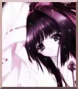 Purple anime girl