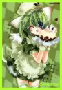 Green Neko Anime Girl