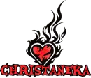 Christaneka Flaming Tribal Heart