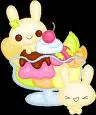 kawaii bunny ice cream