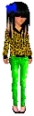 scene green doll