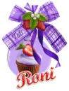 Purple bow Roni