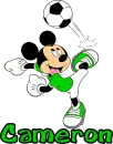 Cameron Mickey Mouse Soccer