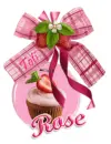 Rose... delicious bow