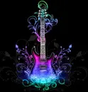 Neon guitar