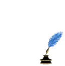 I Love You Marco (Blue Feather Pen)