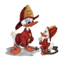 donald as a fireman