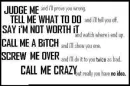 Judge me or Hate me