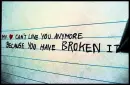 my heart cant love anymore,cuz uve broken it