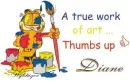 Garfield, Thumbs up - Diane