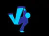 blue breaker dancer
