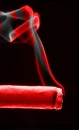 Red blunt with smoke