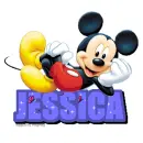Mickey name tag