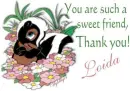 Flower - Thanks for being friend - Loida
