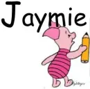 Piglet writing - Jaymie