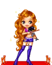 Girl in a Violin