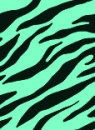 Green zebra print