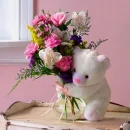 The flowers or me?