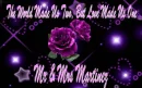 THE WORLD US TWO, LOVE MADE US ONE- MARTINEZ