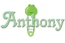 Safety Pin - Frog: Anthony