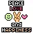 Peace Luv & Happiness