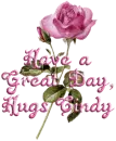 pink rose great day cindy