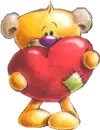 Bear with heart