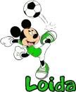 Loida Mickey Mouse Soccer